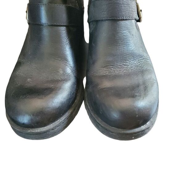 b.o.c. Born Wool Leather Ankle Boots. Side zip. Size 8.5 - Picture 3 of 7
